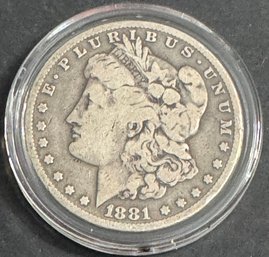 1881 Morgan Silver Dollar