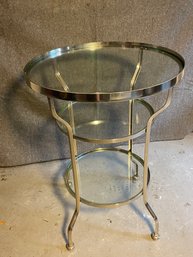 Glass End Table 2