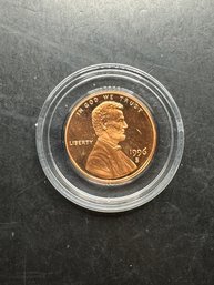 1996-S Proof Uncirculated Penny