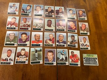 Vintage Lot Of  28 - 1966 Philadelphia Company Football Cards Very Nice Cond - Some Stars