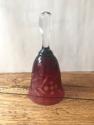 Royal Doulton Lead Crystal Ruby Bell