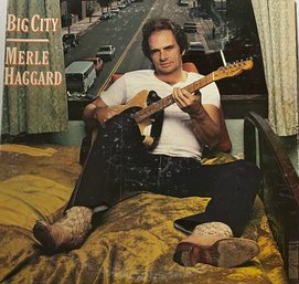 MERLE HAGGARD  - Big City -  Epic Vinyl LP 1981 VINTAGE FE-37593  - VERY GOOD CONDITION