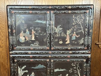 A Magnificent Vintage/Antique Three-Piece Asian Cabinet