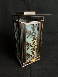 Frosted Glass Candle Lantern