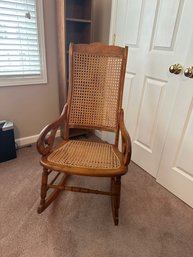 Antique Cane Rocking Chair