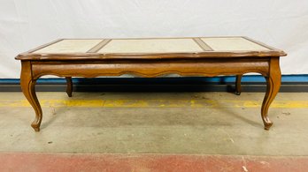 French Style Marble Top Coffee Table