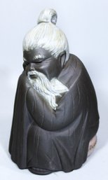 Lladro Porcelain Seated Chinese Man Figurine