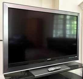A 52 Inch Sony LCD Flat Screen TV