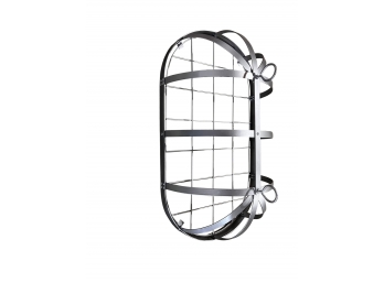 Silver Metal Pot Rack