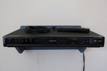 A Magnavox DVD Player With Remote