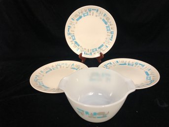 Blue Heaven Plate And Bowl Collection