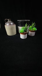 Ceramic Jug And Pot Lot