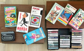 Vintage VHS And Cassettes