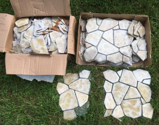 Lot Of 1962 Vintage Japanese Porcelain Mosaic Tile