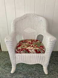 White Rattan Outdoor Armchair 1 Of 2