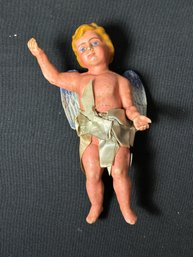 EARLY ITALIAN POTTERY ANGEL