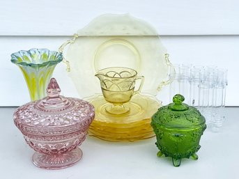 Pressed Glass, Carnival Glass, And More!