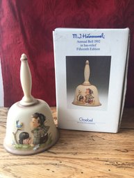 Goebel Hummel Bell Collector 15th Annual 1992 Whistler's Duet