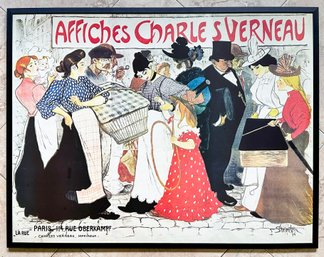 A Vintage Lithograph, Affiches Charles Verneau. 'La Rue.' 1896 - THOPHILE-ALEXANDRE STEINLEN (1859-1923)