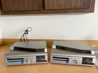 Two Panasonic Stereo Systems With Turntables - Model SG V300