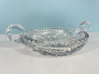 Brilliant Period Relish Dish With 2 Handles