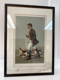 Framed Vanity Fair Original 1902 Print ~ MR. J. OTHO PAGET. ~  COA