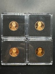 4 2009-S Proof Uncirculated Pennies