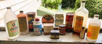 Household Helpers- Silver Cloud And Uncas Ammonia, Collins Lemon Oil, Endust, Roach Food, Citronella And More