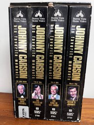 Johnny Carson 'Favorite Moments From The Tonight Show' Collection VHS Set