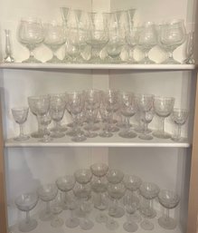 Over 50 Piece Lot Of Glassware