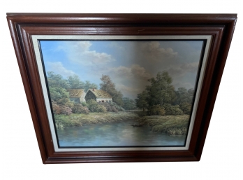 Framed Landscape Painting