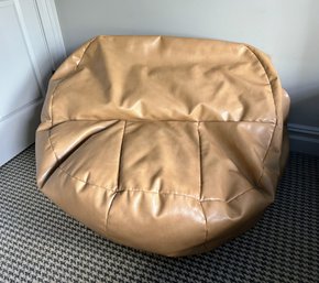Faux Leather Beanbag Chair