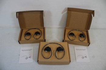 Three Pairs Of New In Boxes SH03D Stereo Bluetooth Headsets