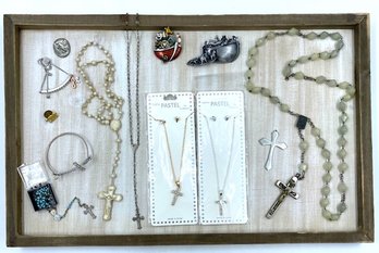 Grouping Of Religious Items - 13 Pieces