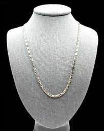 Vintage Sterling Silver S Chain Necklace