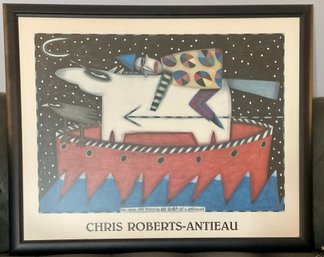 Custom Framed CHRIS ROBERTS - ANTIEAU Print