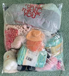 Bag Of Miscellaneous Yarn