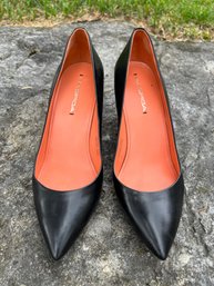 Via Spiga Black Leather Pumps Size 7 M