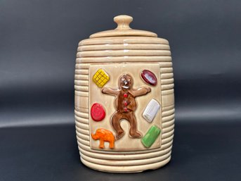 Vintage Cookie Jar: McCoy Dancing Gingerbread Man