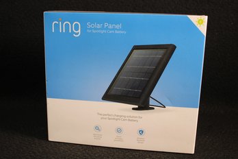 New In Box Ring Solar Panel For Spotlight Cam Battery