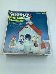 Vintage Snoopy Sno-Cone Machine