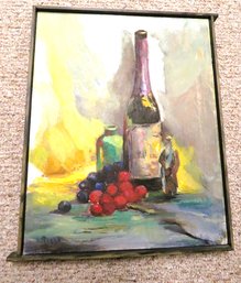 Signed Rizzo Still Life Oil Painting