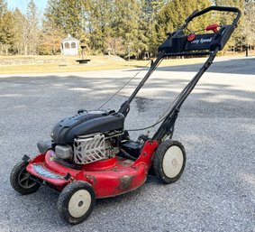 A Gas Powered Snapper Push Mower