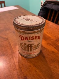 VERY RARE 1900s ANTIQUE EXCELLENT CONDITION 'DAISEY'COFFEE TIN