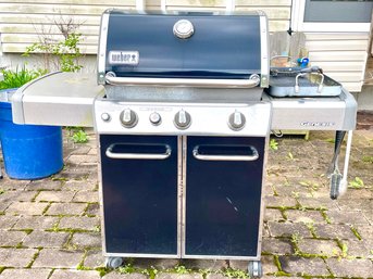 A Weber Genesis Propane Grill