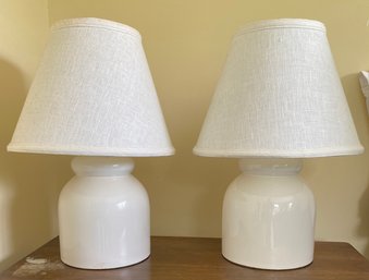 Pair Of Vintage Bed Side Lamps