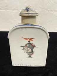 Antique Porcelain Tea Caddy Jar