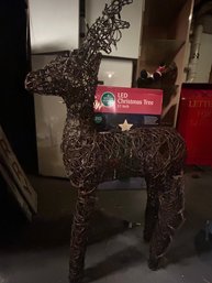 Awesome Light Up Standing Reindeer 42' Tall