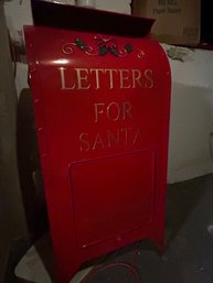 Dazzle The Kids!  LIKE NEW FULL SIZE Letters For Santa Mailbox 45' X 20' X 18'