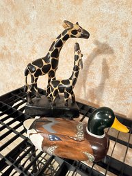 Giraffe  Decor And Wood Duck Box